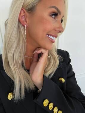NEW CHANSUTTPEARLS the olivia drop earrings in silver